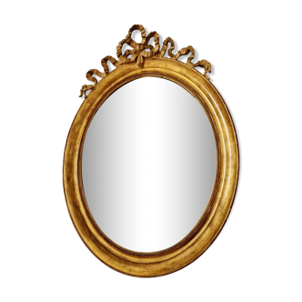 Miroir ovale Louis XVI 102x75cm