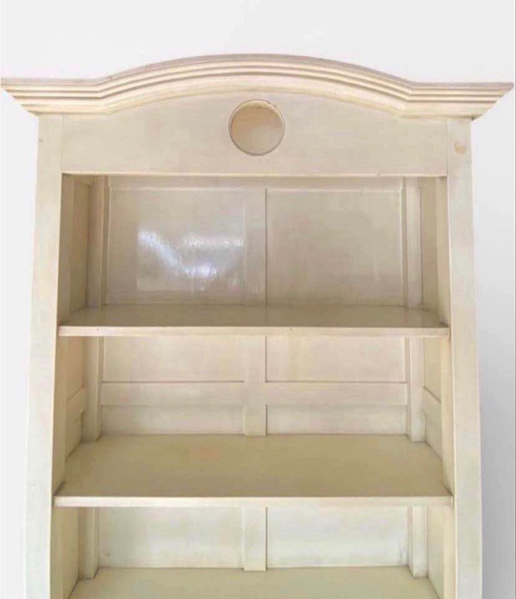 Bibliothèque de style Louis Philippe / Meuble de métier en merisier ma