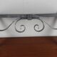 Wrought iron and ceramic shelf – Germany, 1970s