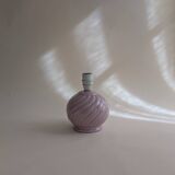 Candy pink ceramic lamp