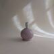 Candy pink ceramic lamp