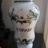 Old ceramic apothecary pot