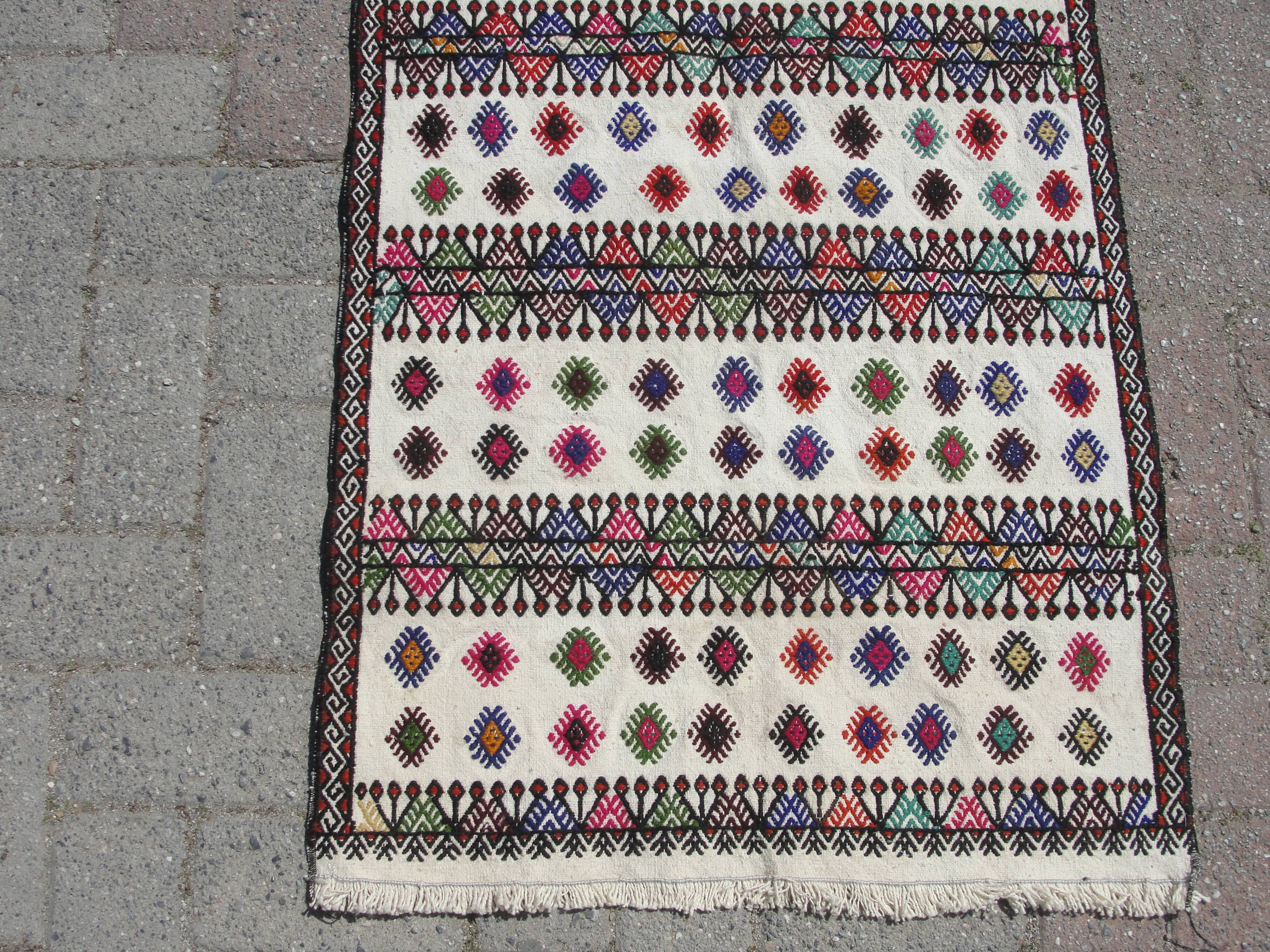 Small Cotton Doormat kilim rugs