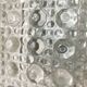 Rectangular moulded glass ceiling light