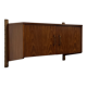Vintage wall cabinet compact wall system 1960s teak veneer