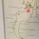 Lithograph, double profiles, Jean Cocteau