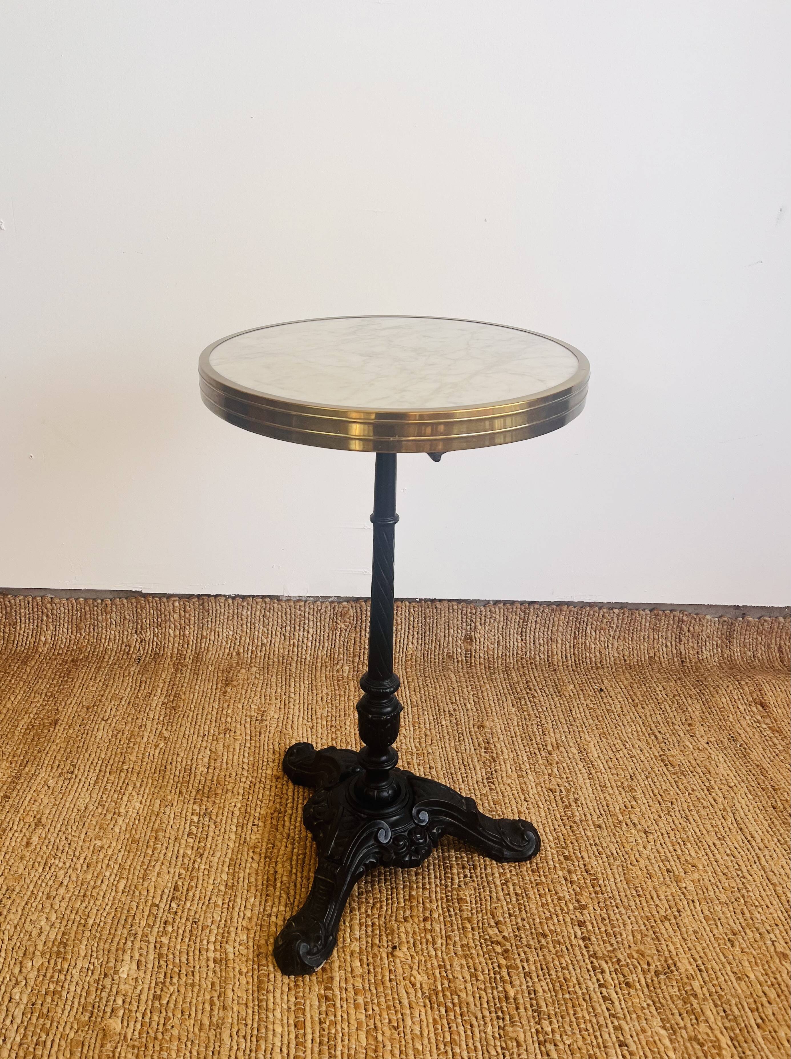 Parisian bistro table