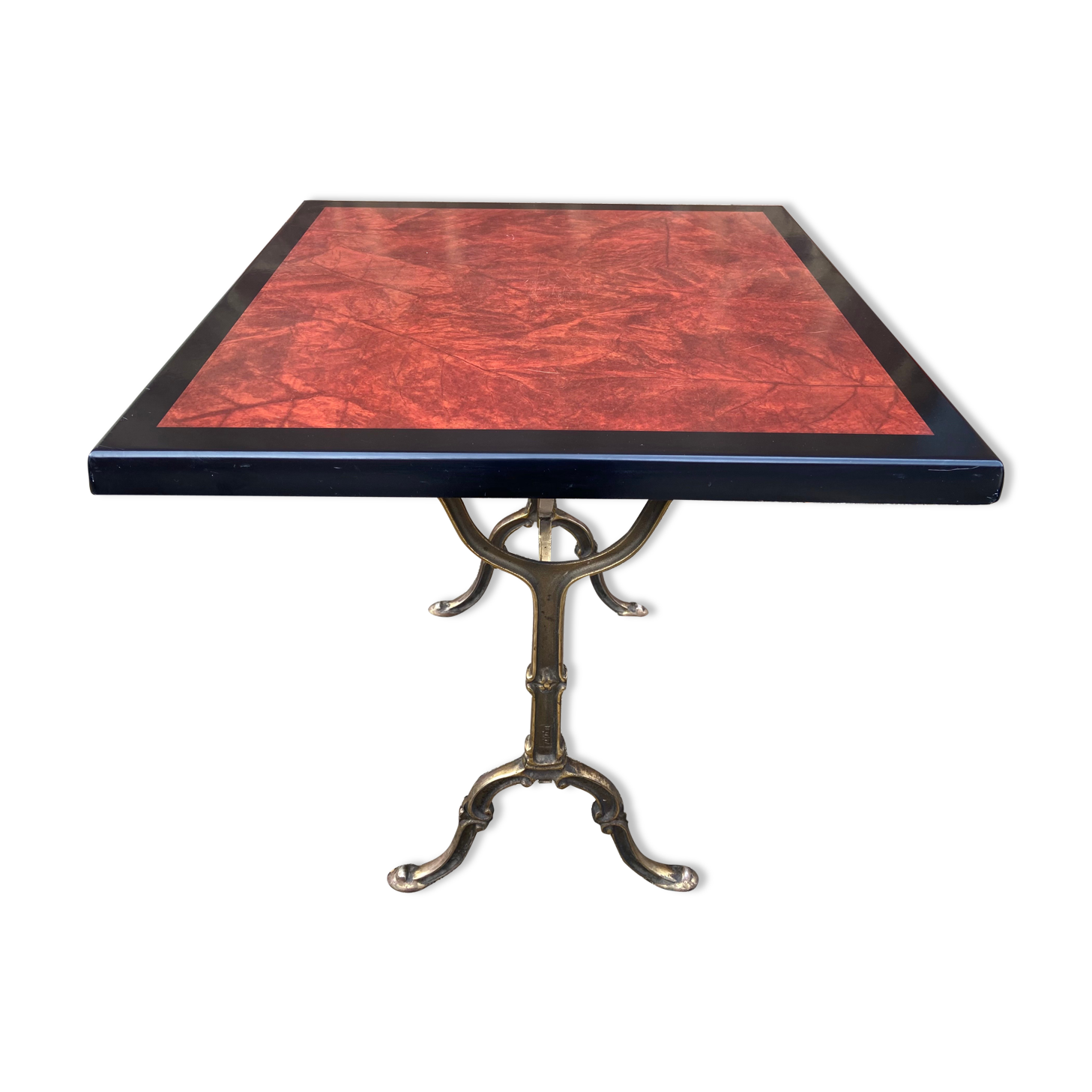 Table bistro Parisian Mid-century French Paris bistro table