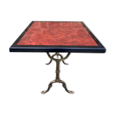Table bistrot parisienne mid-century french Paris bistro table