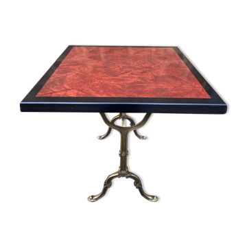 Table bistro Parisian Mid-century French Paris bistro table