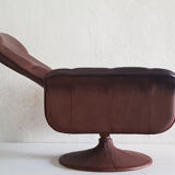 De Sede ds 50 swivel leather armchair, Switzerland 1970
