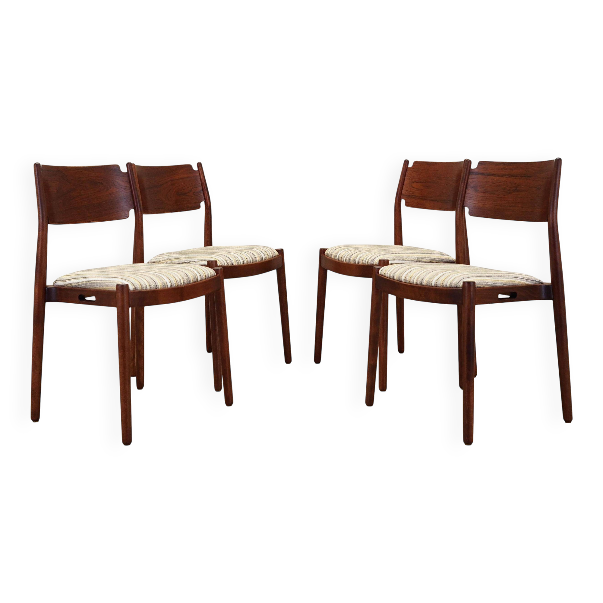Set of four chairs, Danish design, 1970s, production: Denmark