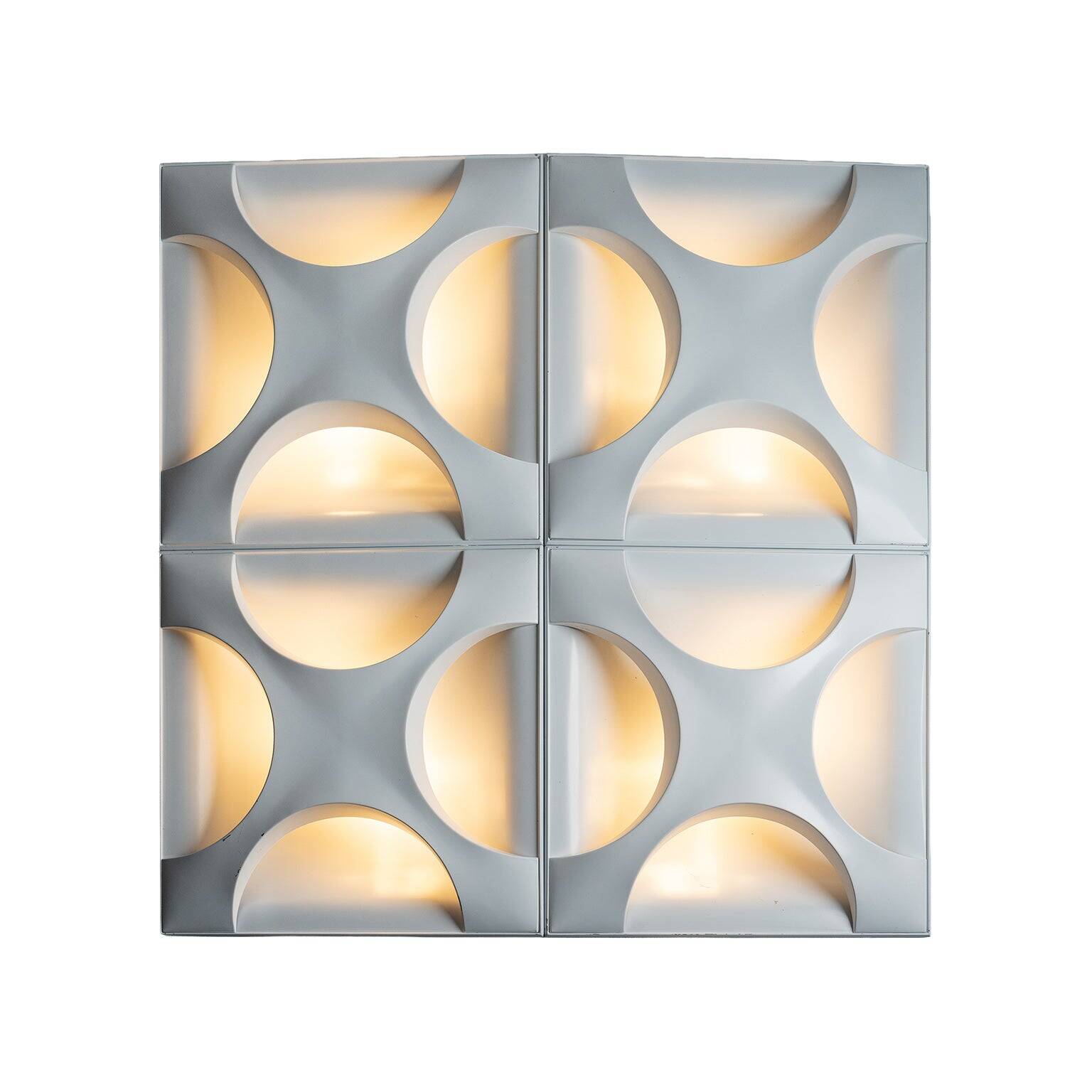"Oyster" wall light by Rolf Krüger for Staff Leuchten, 1968