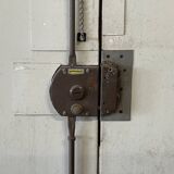 Double armored doors with solid oak frame napoleon iii era