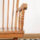 Chaise à bascule, rocking-chair, vintage en bois.