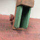 Toy green wooden truck 50's