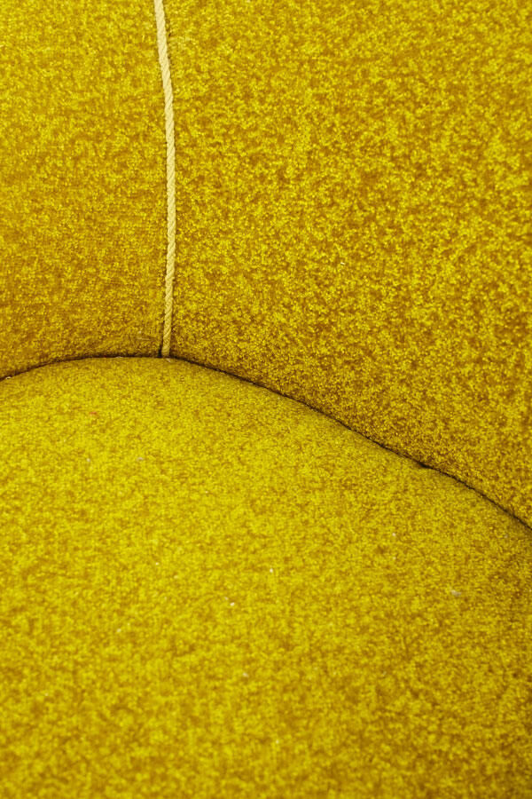 Yellow vintage armchair