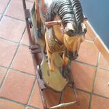 Cheval à  bascule ancien