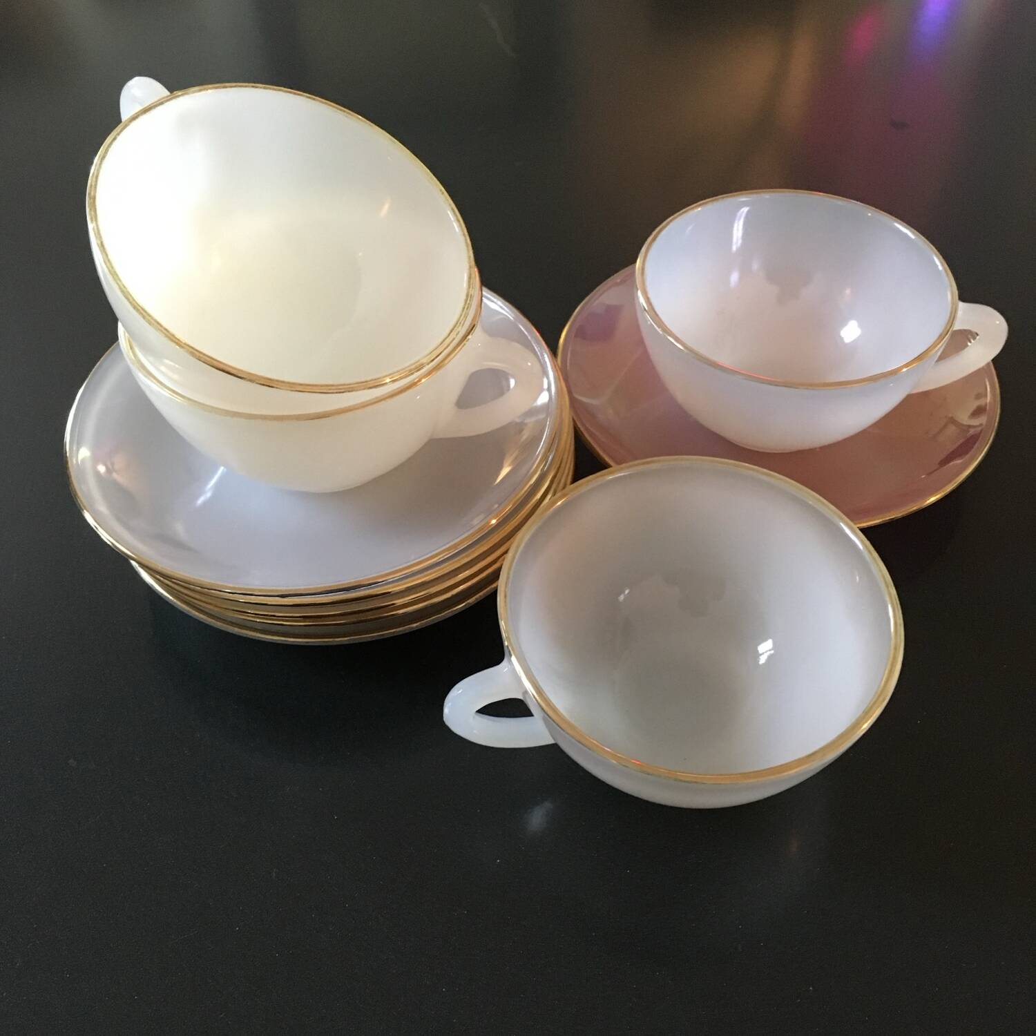 Green ceramic soup tureen