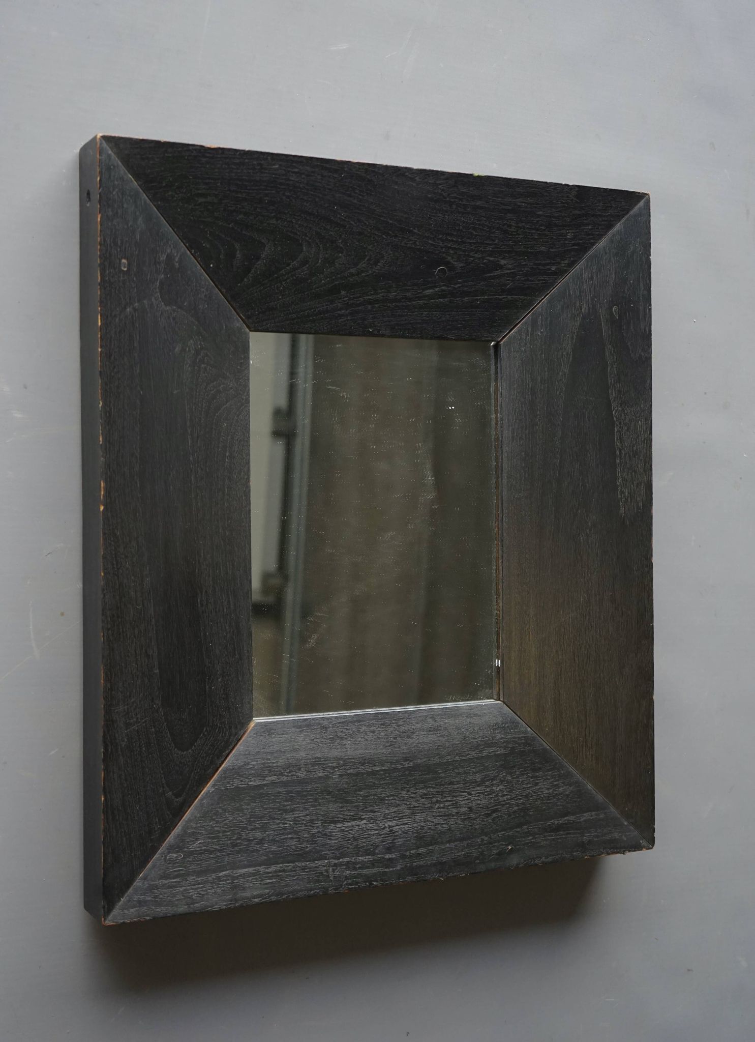 Miroir mural vintage à cadre épais