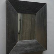 Miroir mural vintage à cadre épais