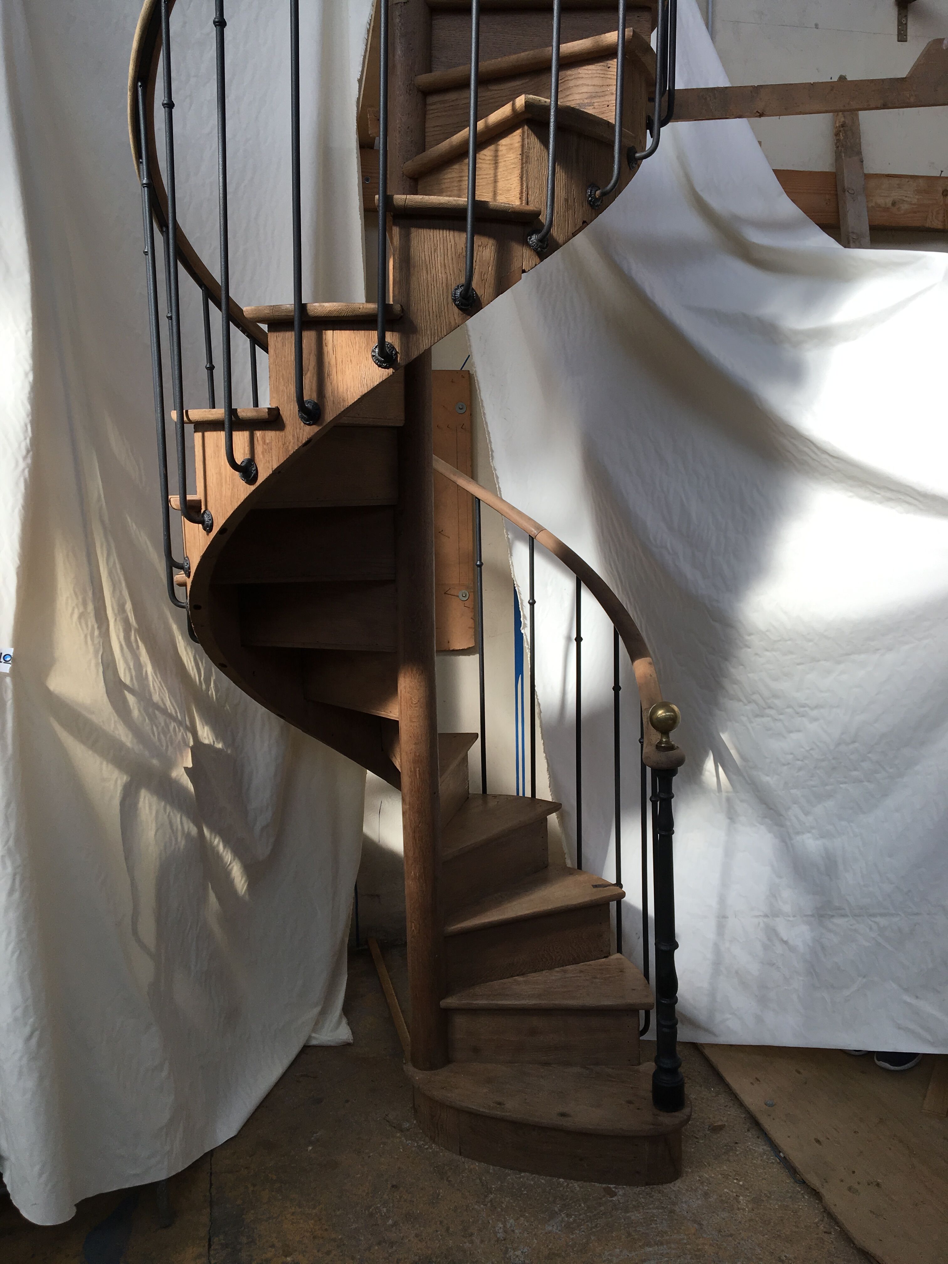 Ancient spiral staircase 1900