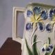 Art Nouveau pitcher in slip