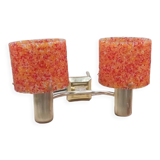 Applique 2 ampoules seventies