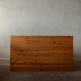 Vintage Pine Coffee Table Dymling Yngve Ekström Swedese, Brutalist, 1970s