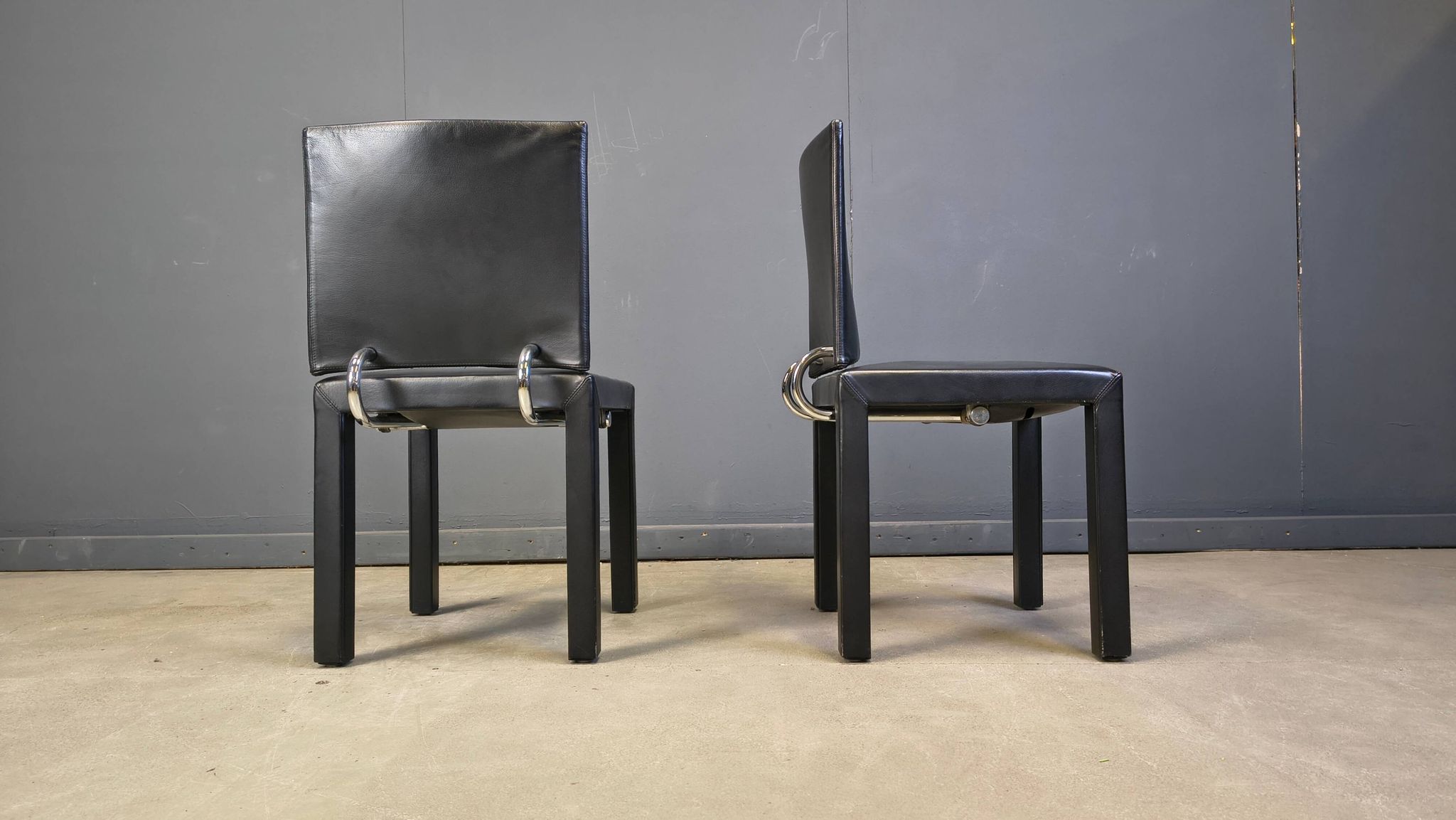 Arcadia dining chairs by Paolo Piva for B&B Italia set of 6