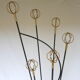 Vintage geo astrolabe coat rack 1950