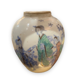 Asian porcelain covered pot