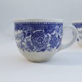 Villeroy & Boch coffee set décor Burgenland blue - 6 cups + 6 saucers