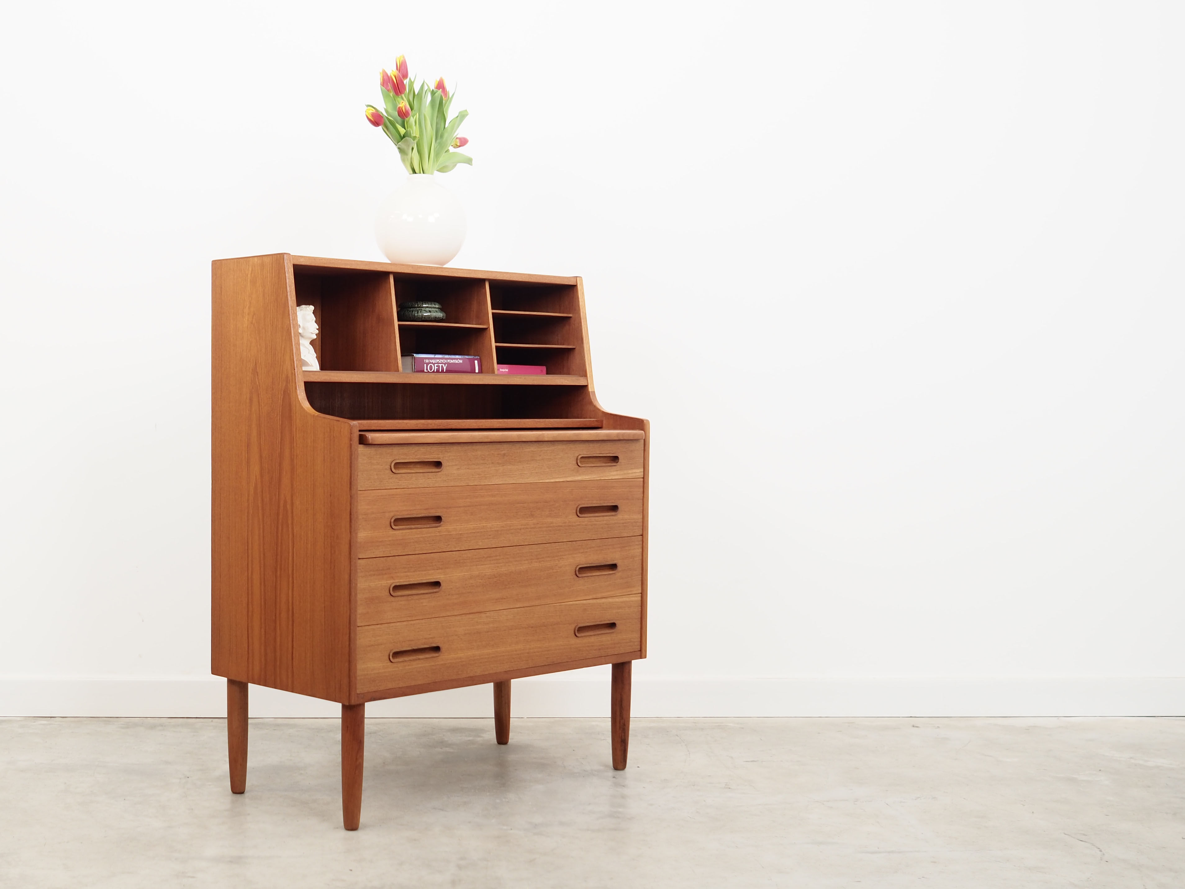 Teak secretary, Danish design, 1960s, production: Denmark