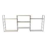 String-style metal wall shelf - 1960s
