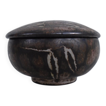 German Studio Ceramic Bowl by Monika Maetzel, 1960s