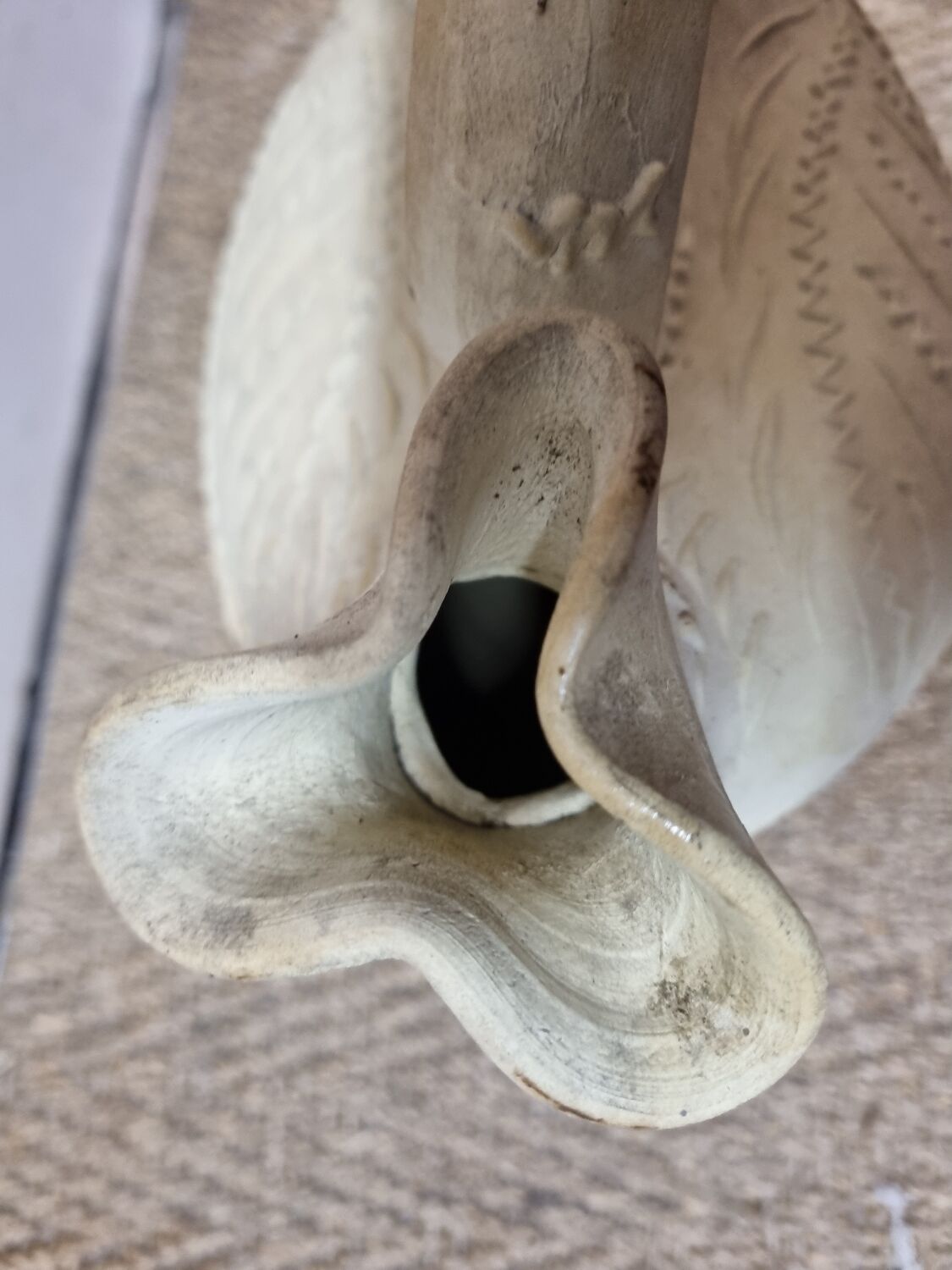 Spanish ceramic rooster pitcher 1980