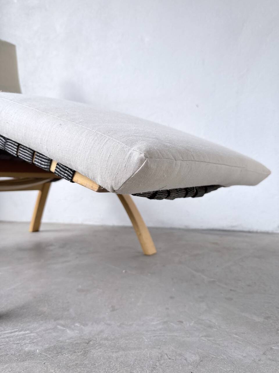 Transat hêtre bois courbé Ikea vintage Kim Samson
