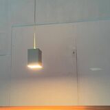 Minimalist cubic metal suspension, mid-century, 1960s.