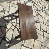 Brutalist wooden coffee table