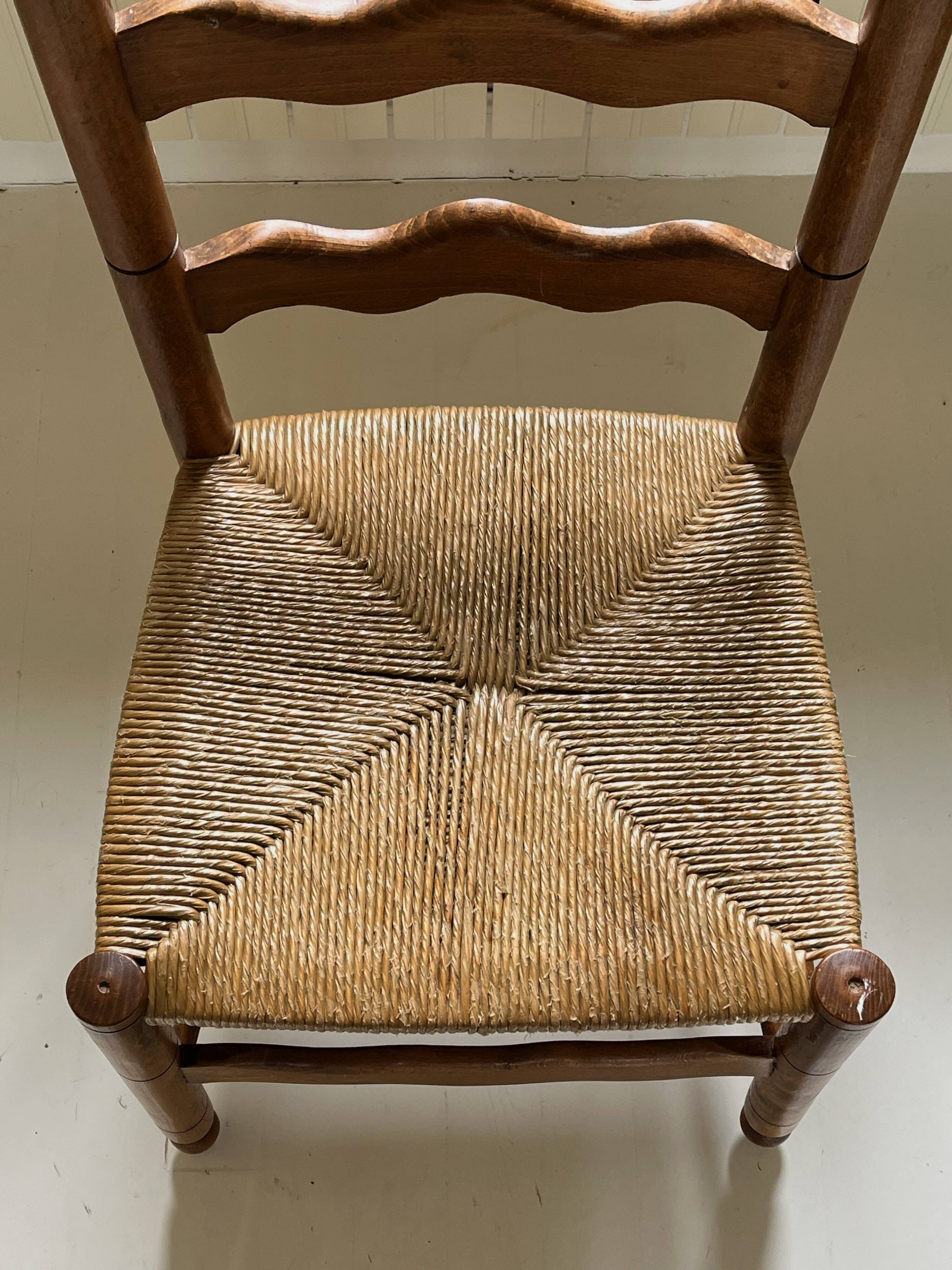 Set of 12 chairs for a country dining table