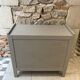 3-drawer ash gray chest of drawers from the 1950s