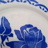 Old flat plates mismatched in earthenware