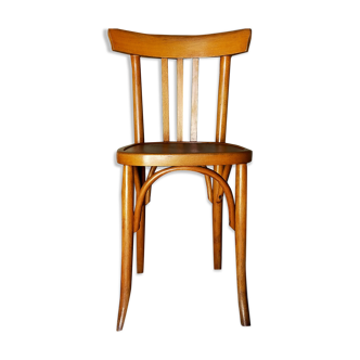 Chaise de bistrot Mahieu en bois courbé début XXème