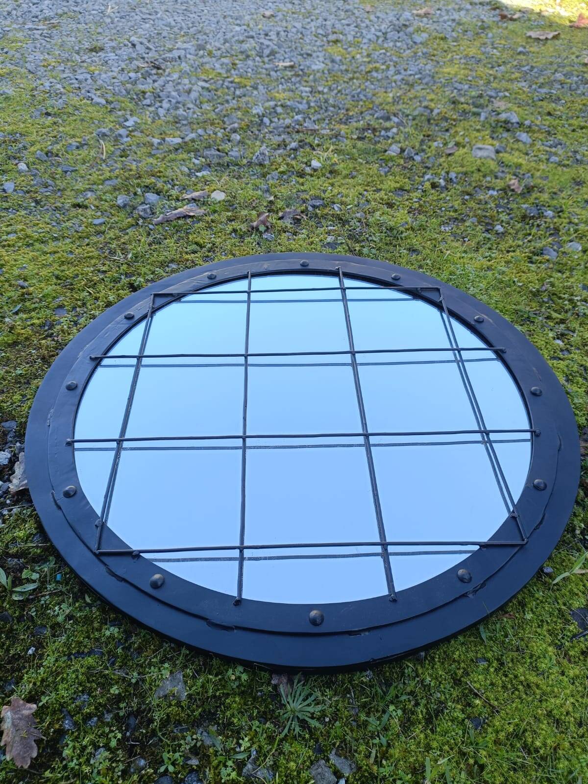 Miroir rond industriel
