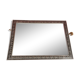 French art deco mirror vintage wood stucco 50x36cm