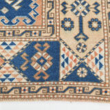Medium Size Royal Blue Oushak Rug
