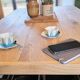 Solid raw oak table/island type "butcher's block" 180x105