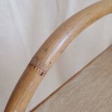 Vintage rattan magazine rack