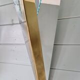 Large pair of triangular wall sconces, J.T. Kalmar, 1970-80.